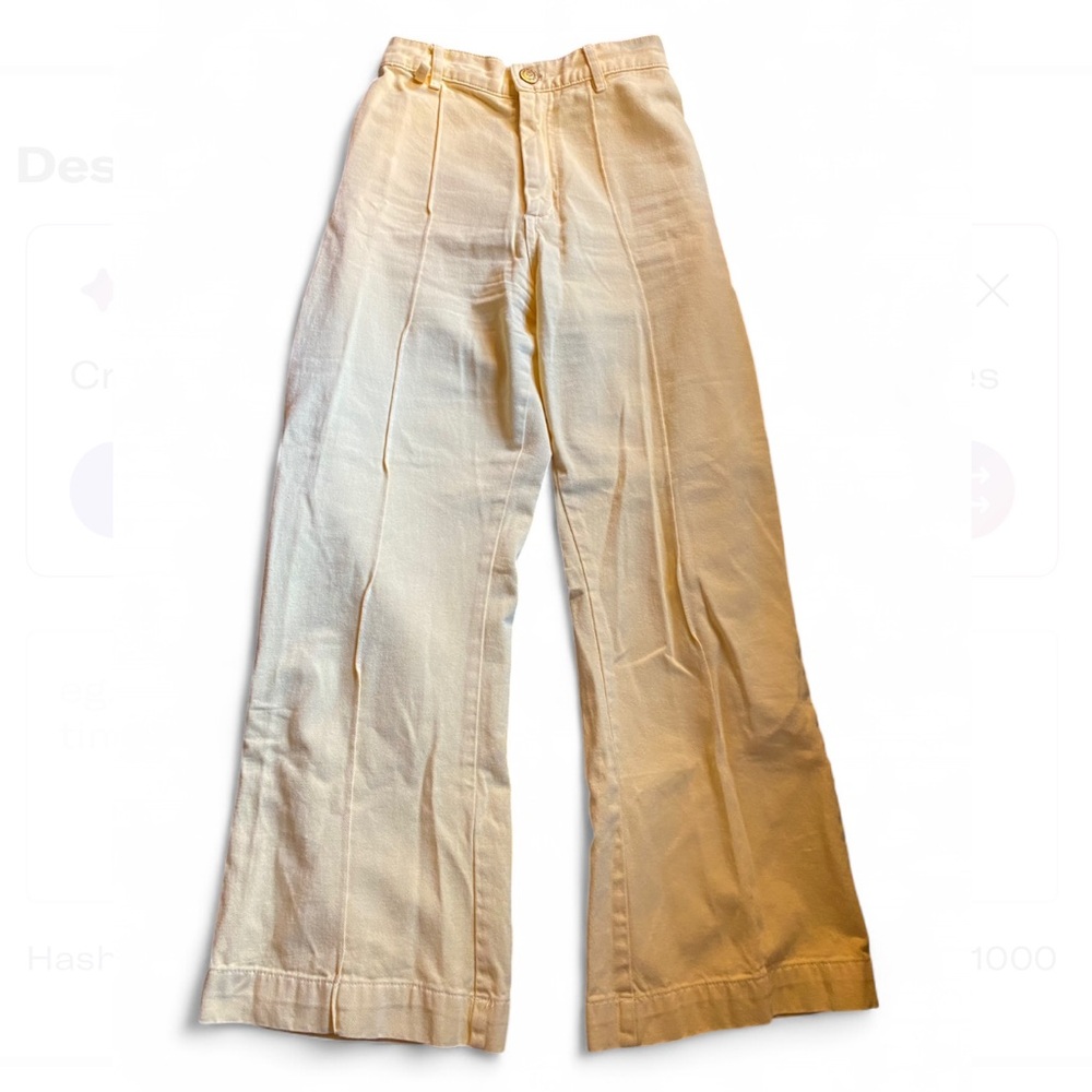 Big Bud Press Butter Yellow Petite Western Pants